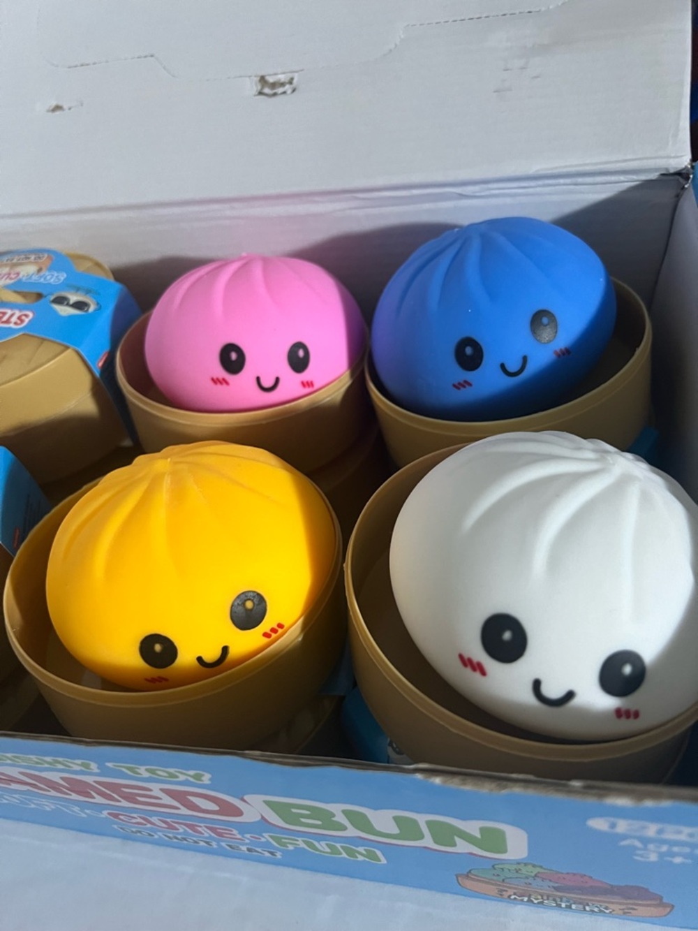 Mystery Squishy Bun Dumpling Stress Relief.